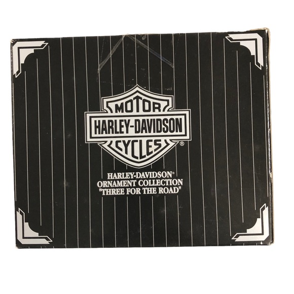 HARLEY DAVIDSON Christmas Tree Holiday Birds ORNAMENT THREE FOR THE ROAD Bike 97 - Picture 4 of 7